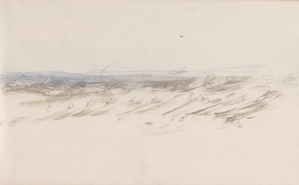 El cuaderno de bocetos del Canal de Joseph Mallord William Turner