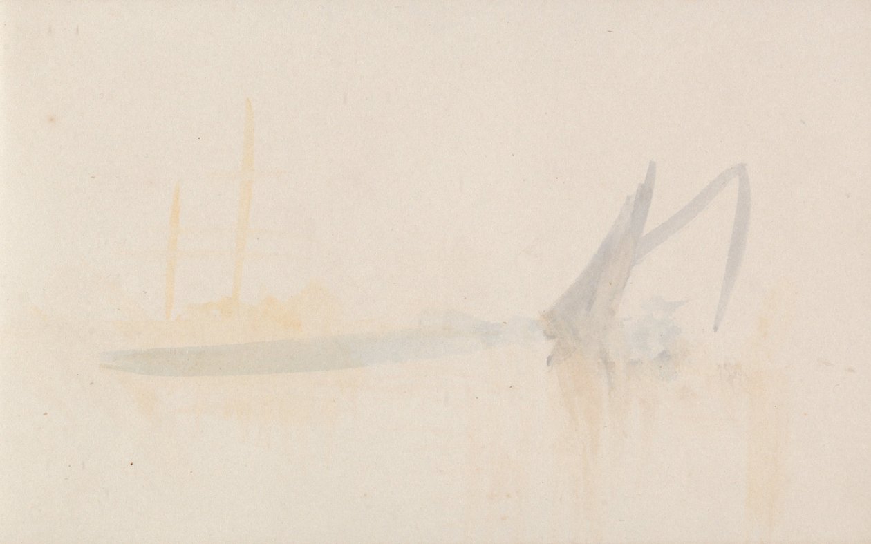 El cuaderno de bocetos del canal de Joseph Mallord William Turner