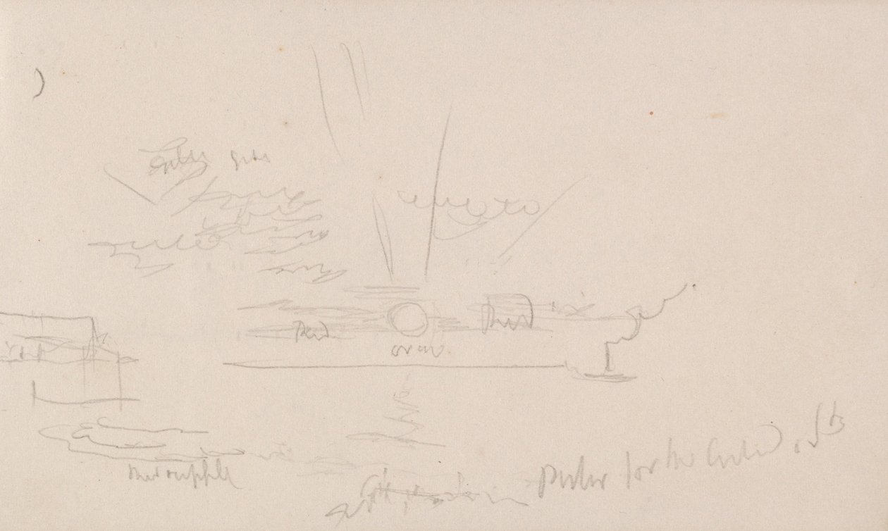 El cuaderno del canal de Joseph Mallord William Turner