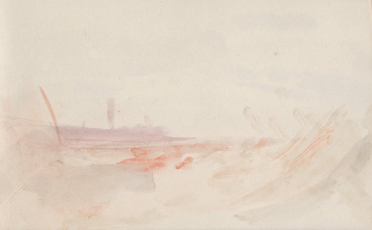 El cuaderno de bocetos del canal de Joseph Mallord William Turner