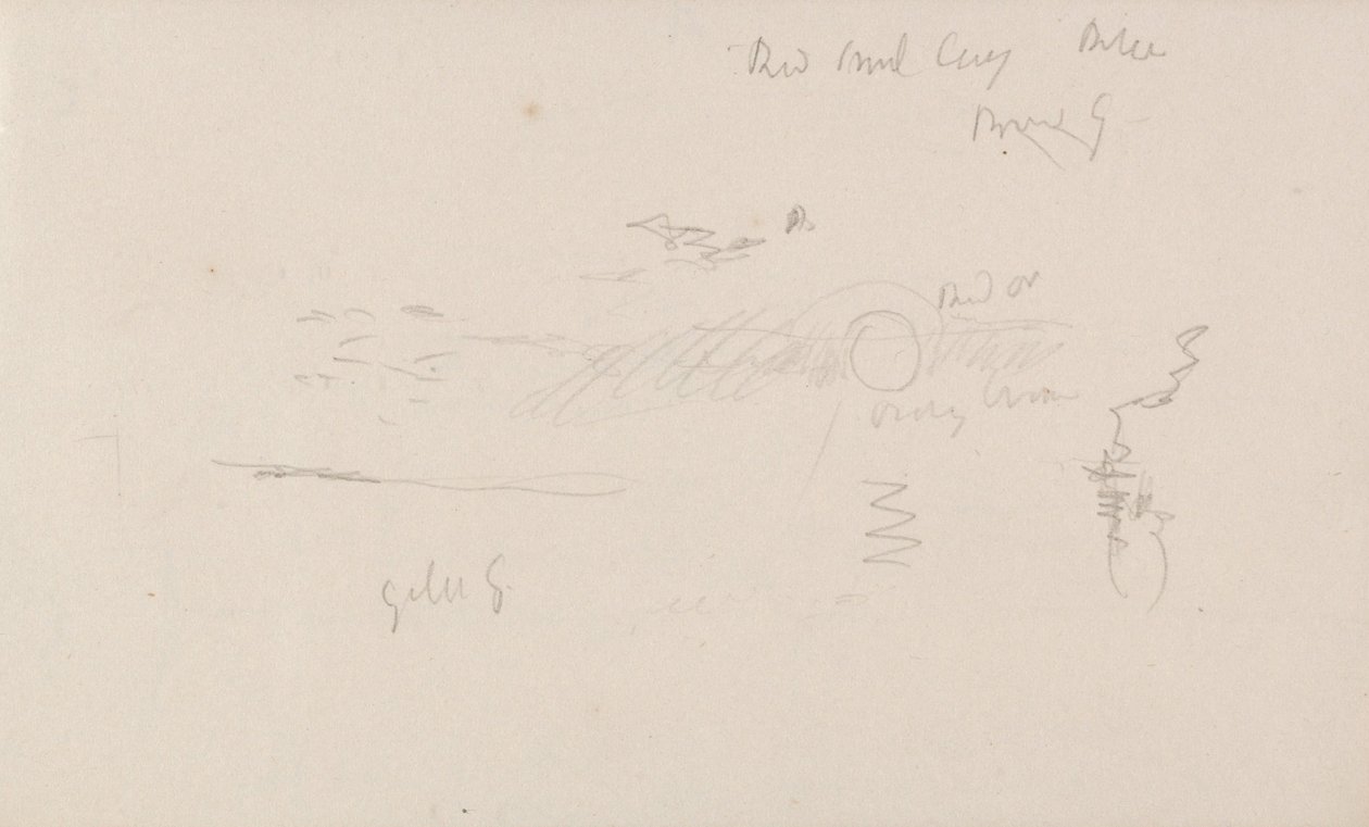 El cuaderno del canal de Joseph Mallord William Turner