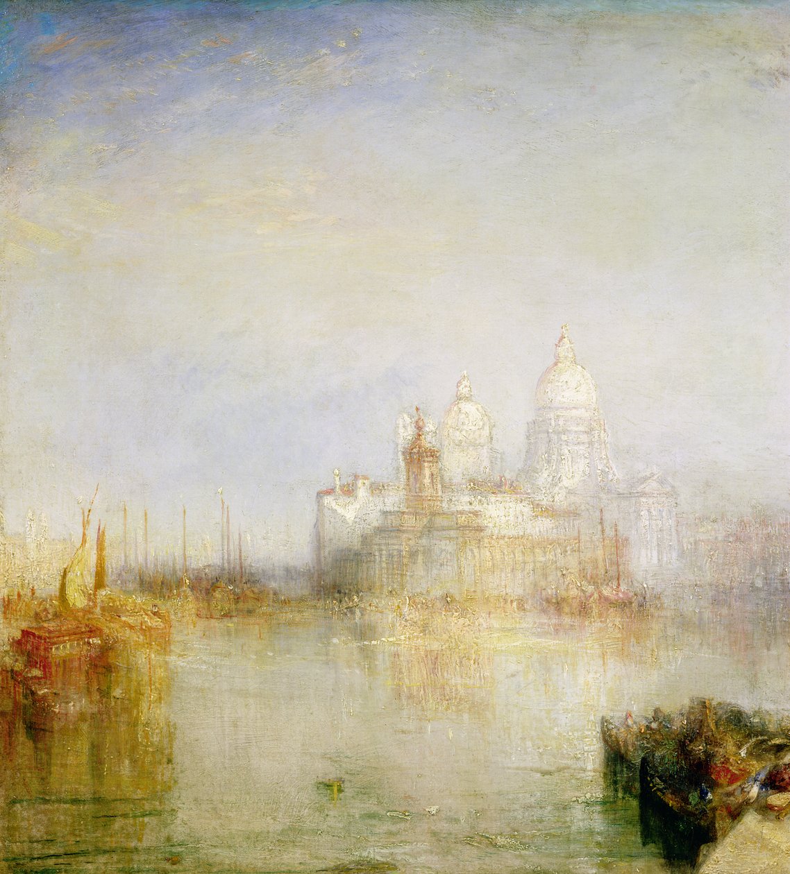 La Dogana y Santa Maria della Salute, Venecia, 1843 (detalle) de Joseph Mallord William Turner
