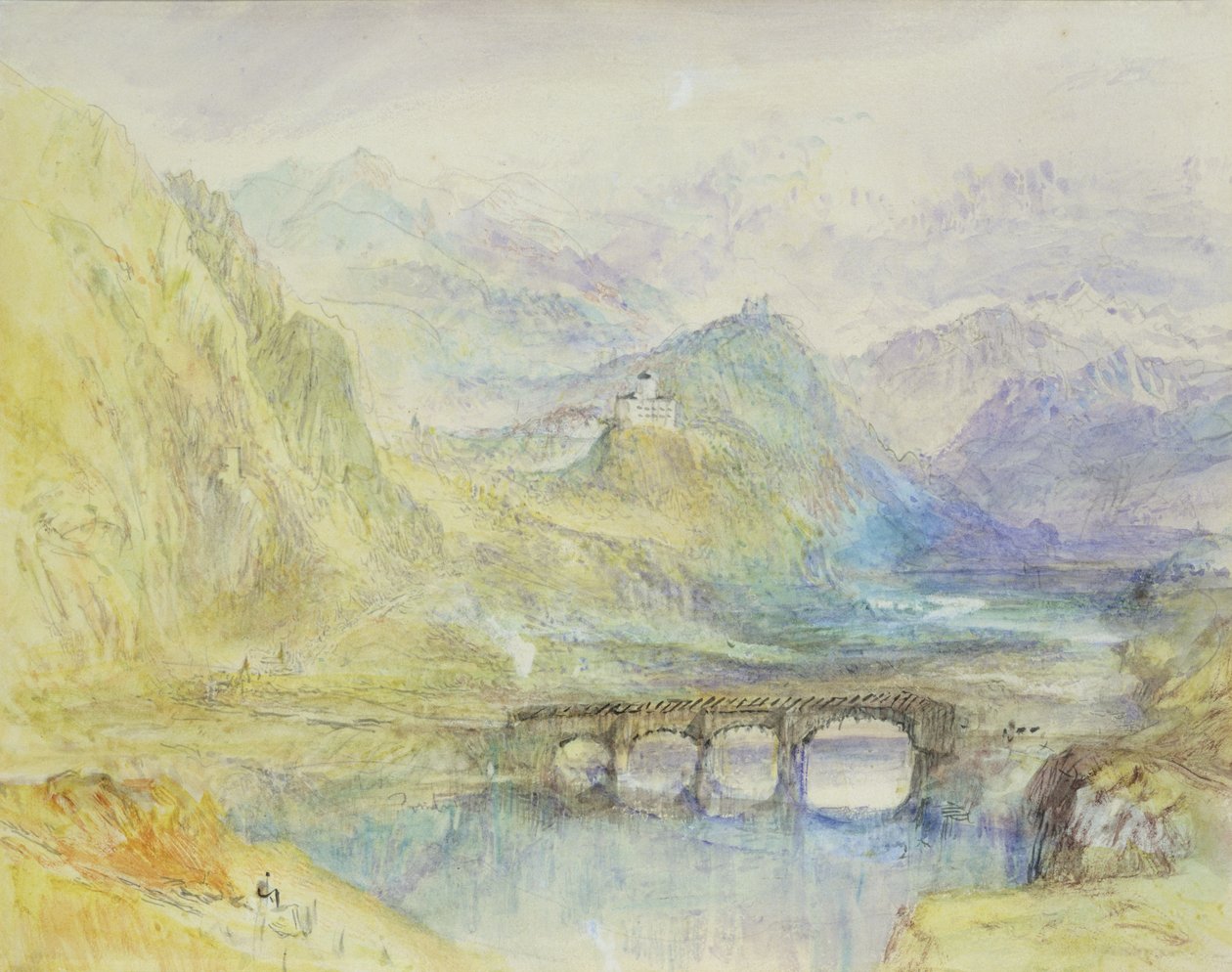 El valle de Domleschg de Joseph Mallord William Turner