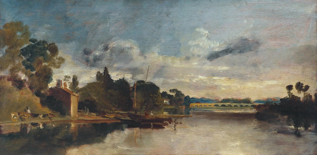 El Támesis cerca de los Puentes de Walton de Joseph Mallord William Turner