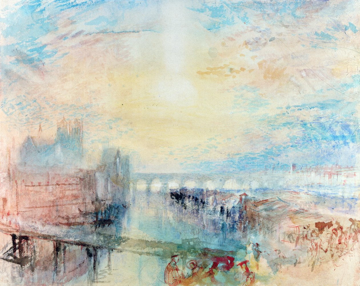 Vista de Lyon de Joseph Mallord William Turner