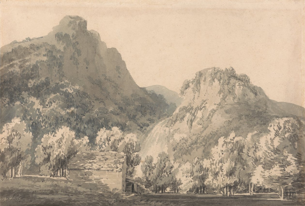 Cascada de Lodore, Cumberland de Joseph Mallord William Turner