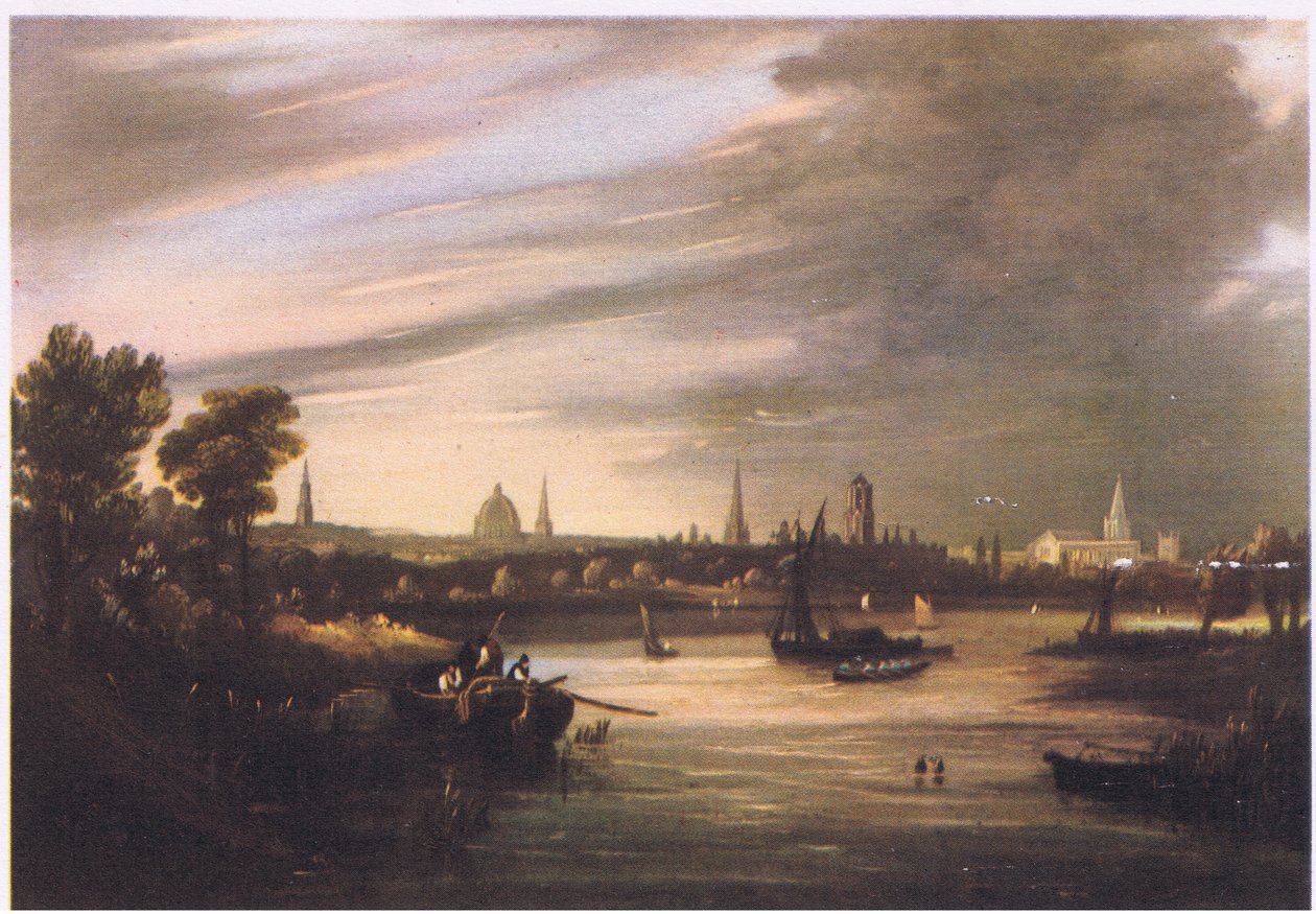 Vista oeste de Oxford de Joseph Mallord William Turner