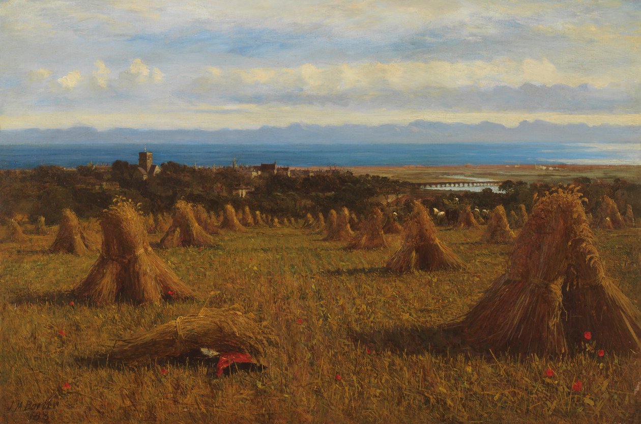 Montones de Maíz, Berwick Beyond, 1888 de Joseph Moseley Barber