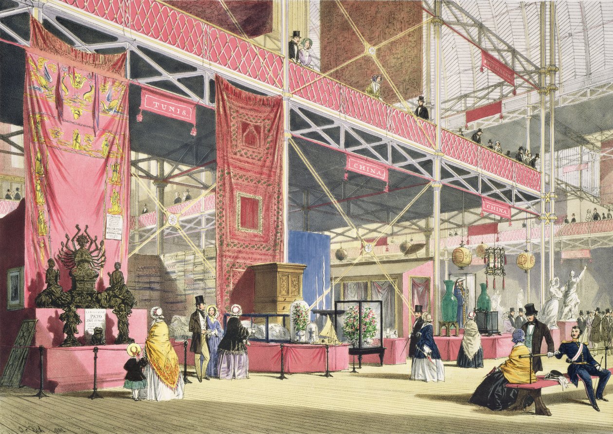 Crystal Palace, las galerías de Túnez y China de Joseph Nash