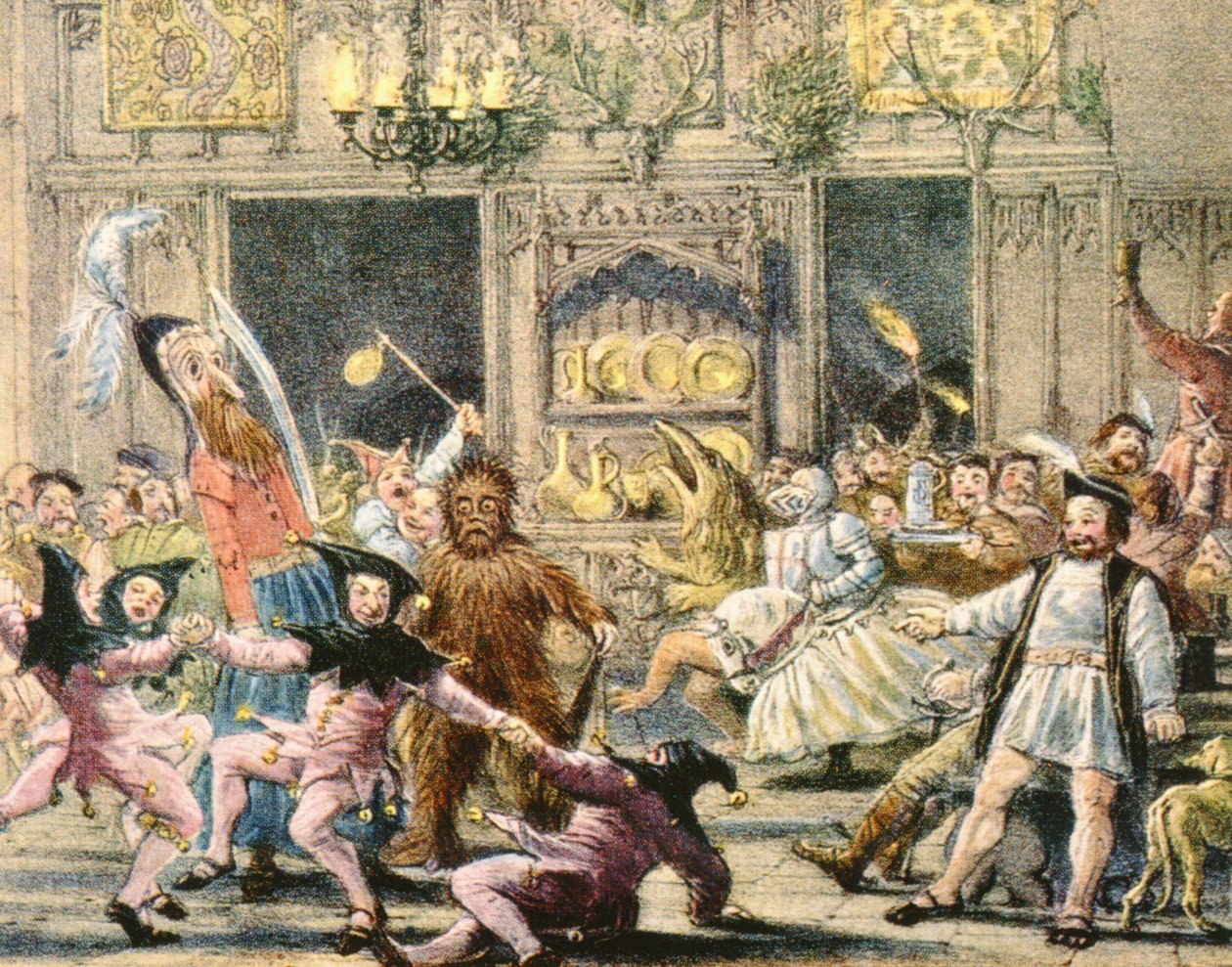 Noche de Reyes, Festejos Tudor de Joseph Nash