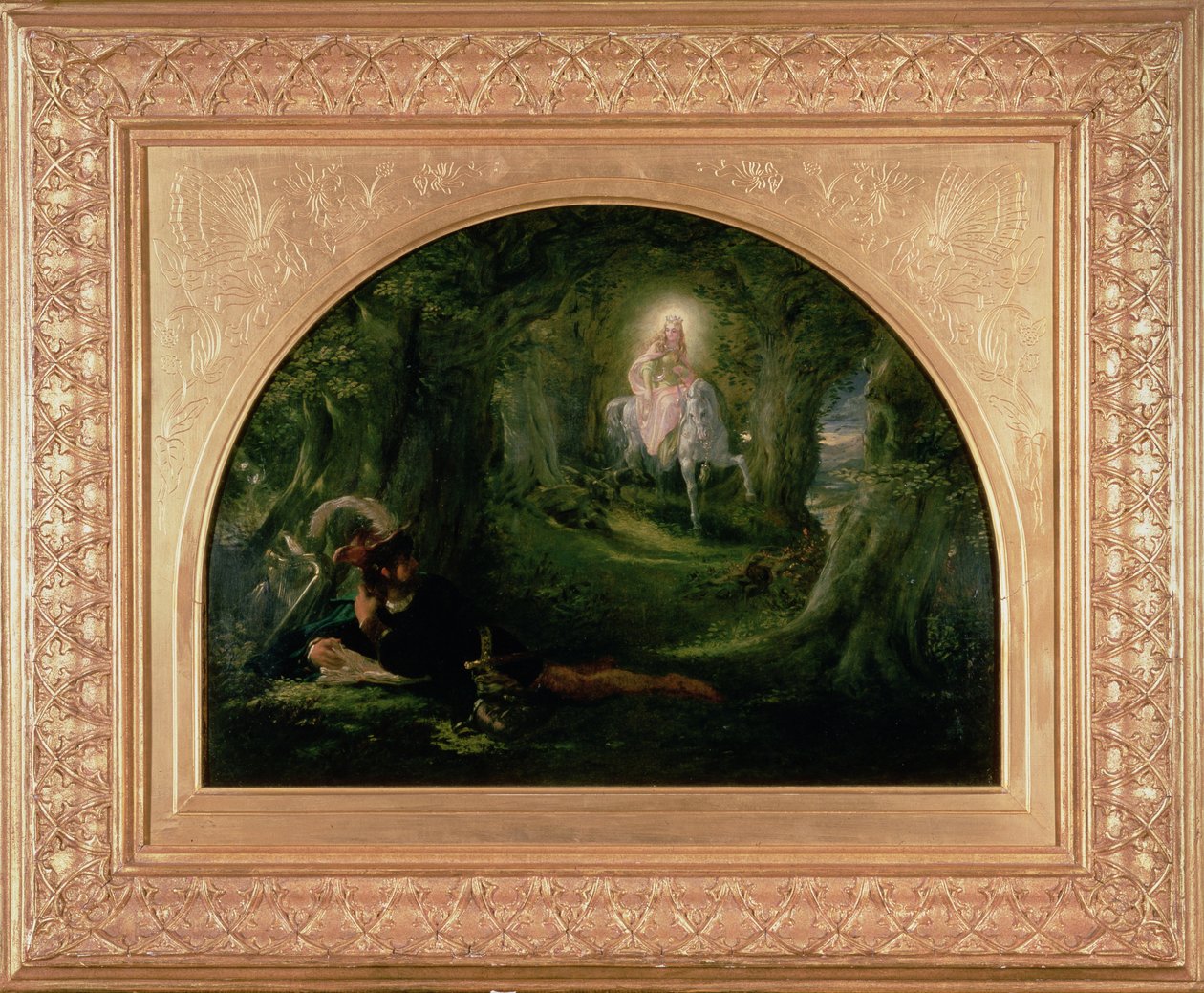 La Bella Dama Sin Piedad (La historia de Thomas Rhymer) de Joseph Noel Paton