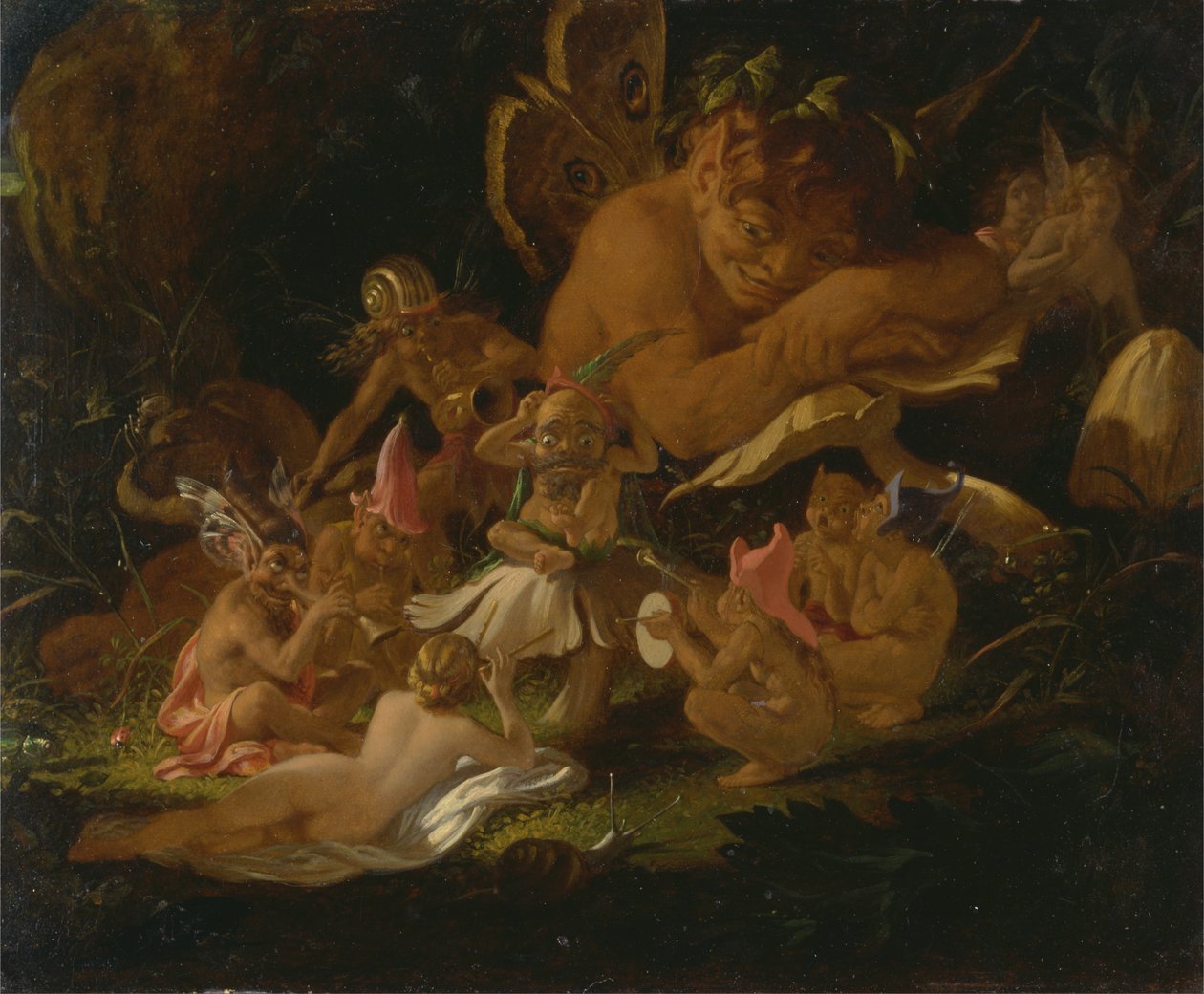 Puck y las hadas, de Sueño de una noche de verano de Joseph Noel Paton