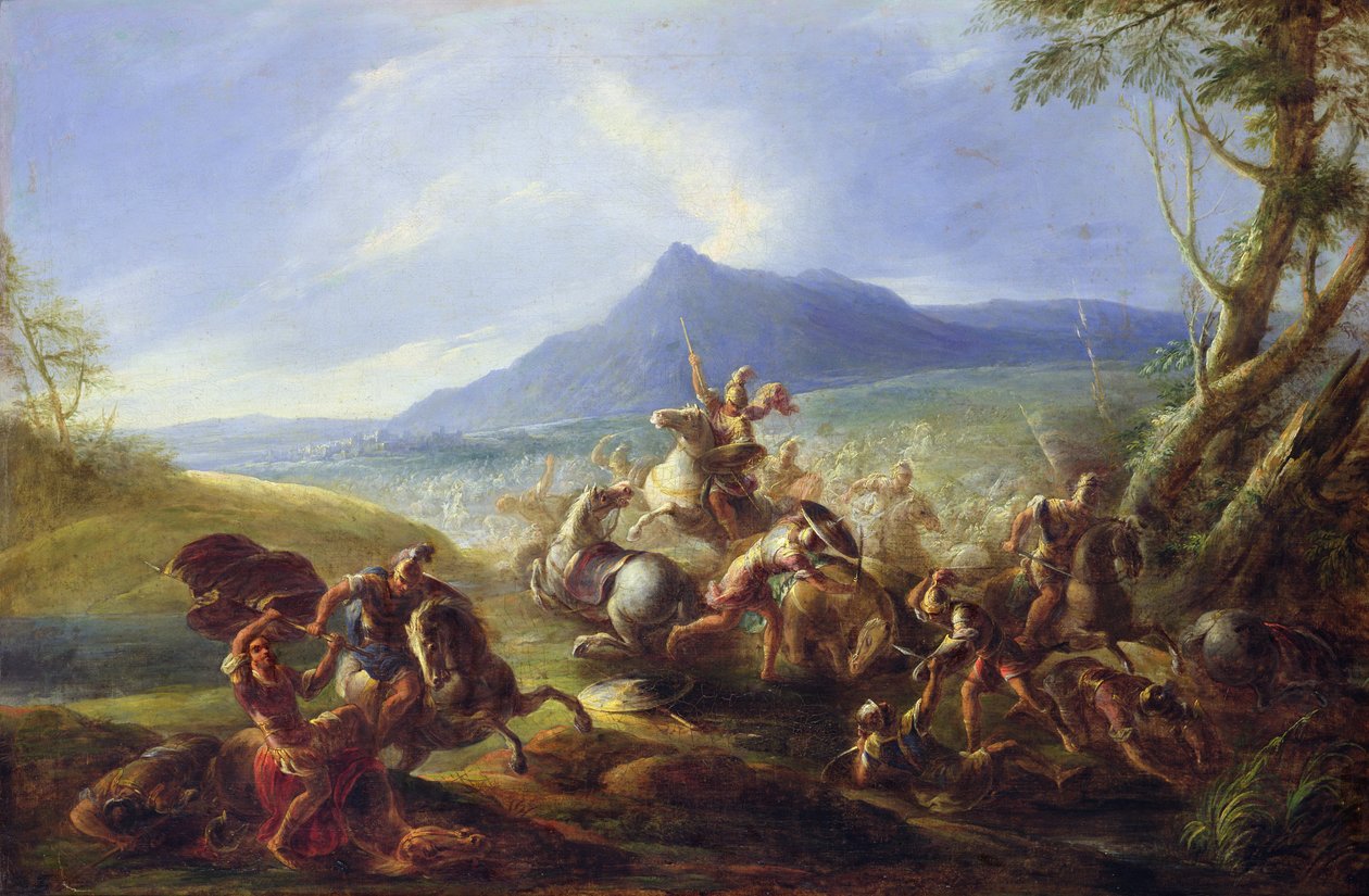 Escena de batalla, antes de 1680 de Joseph Parrocel