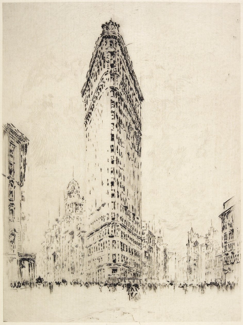 Edificio Flatiron, 1904 de Joseph Pennell