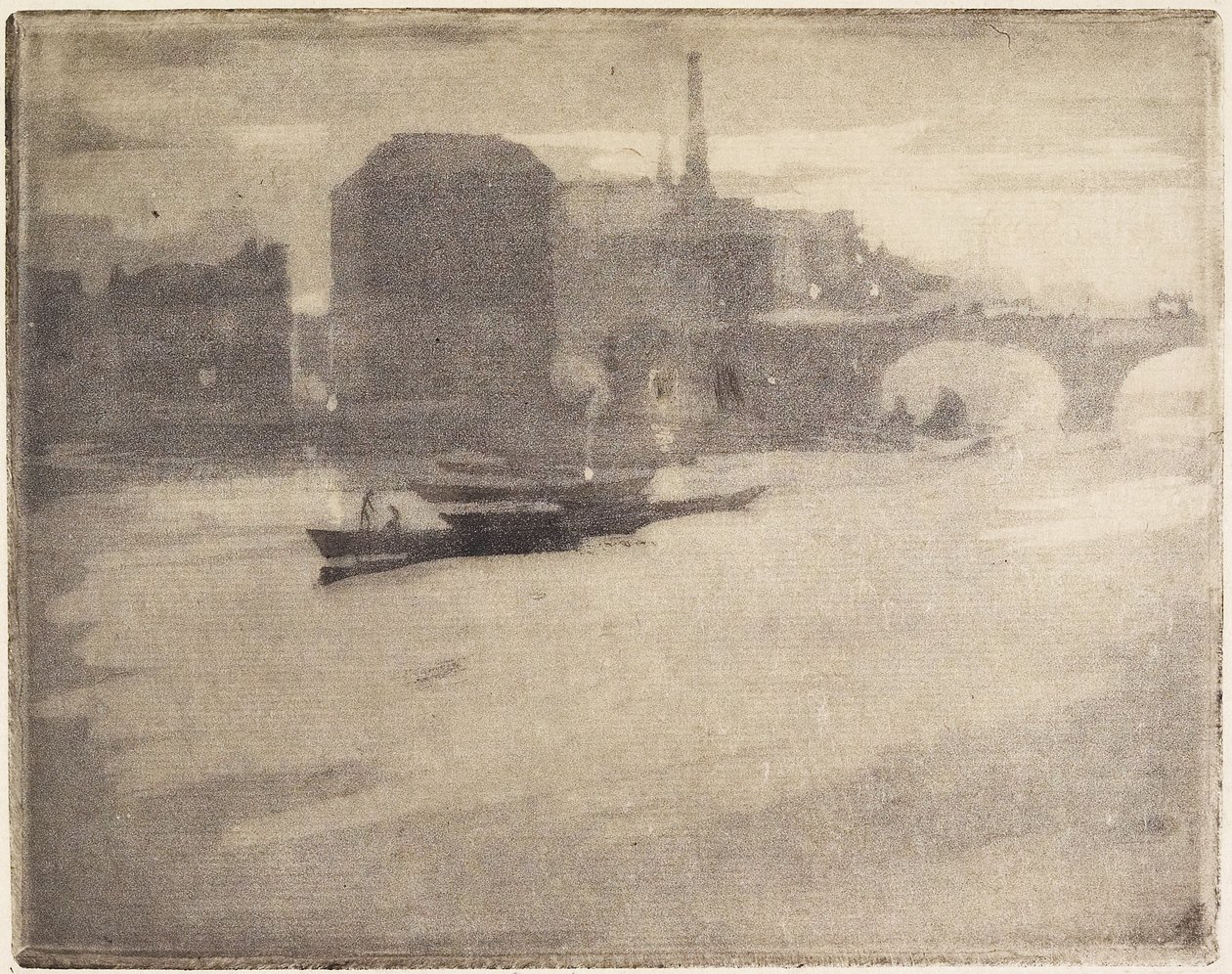 La Támesis, 1894 de Joseph Pennell