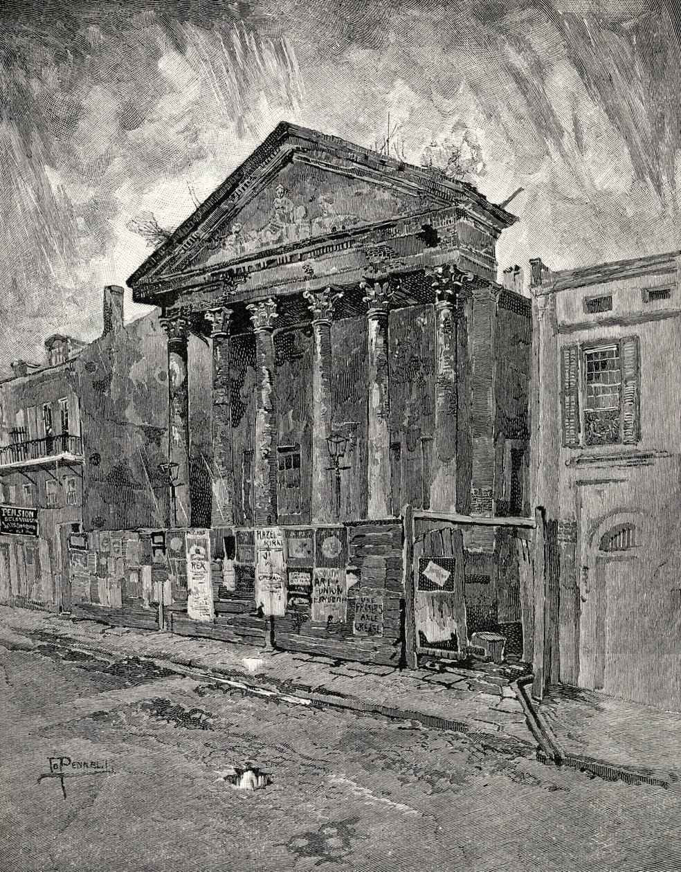 El Viejo Banco en Toulouse Street, Nueva Orleans, de 