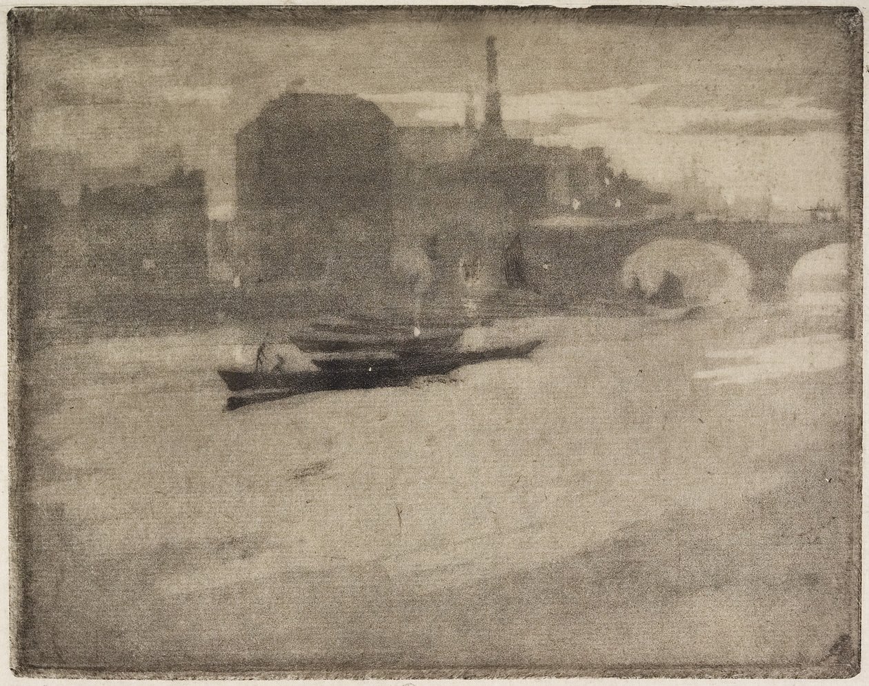 El Támesis, 1894 de Joseph Pennell