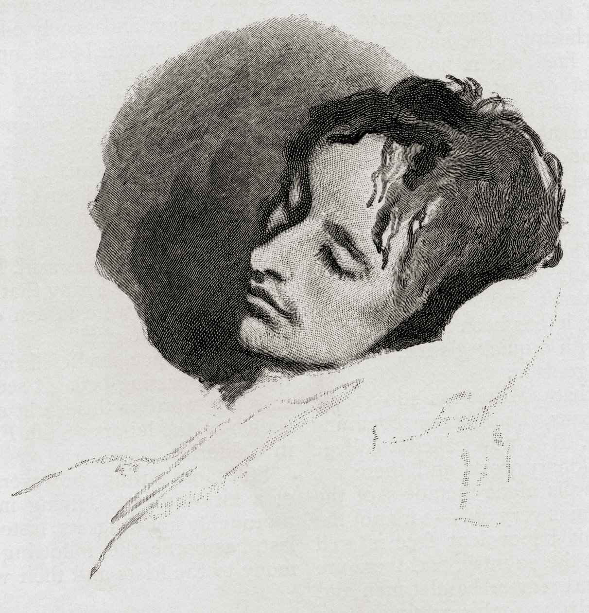 John Keats en su Última Enfermedad, de 