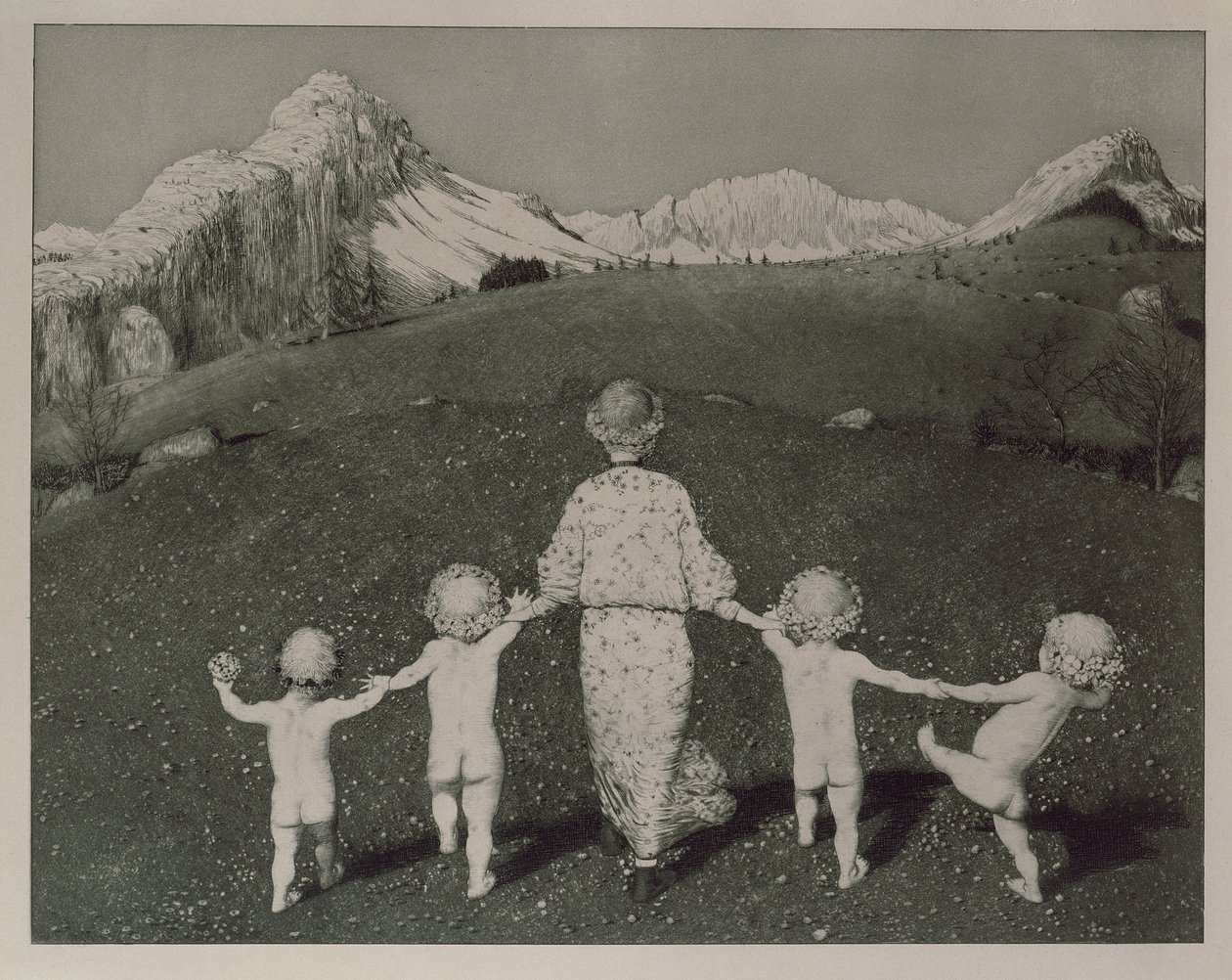 Cuando la primavera llega a la montaña de Joseph Uhl