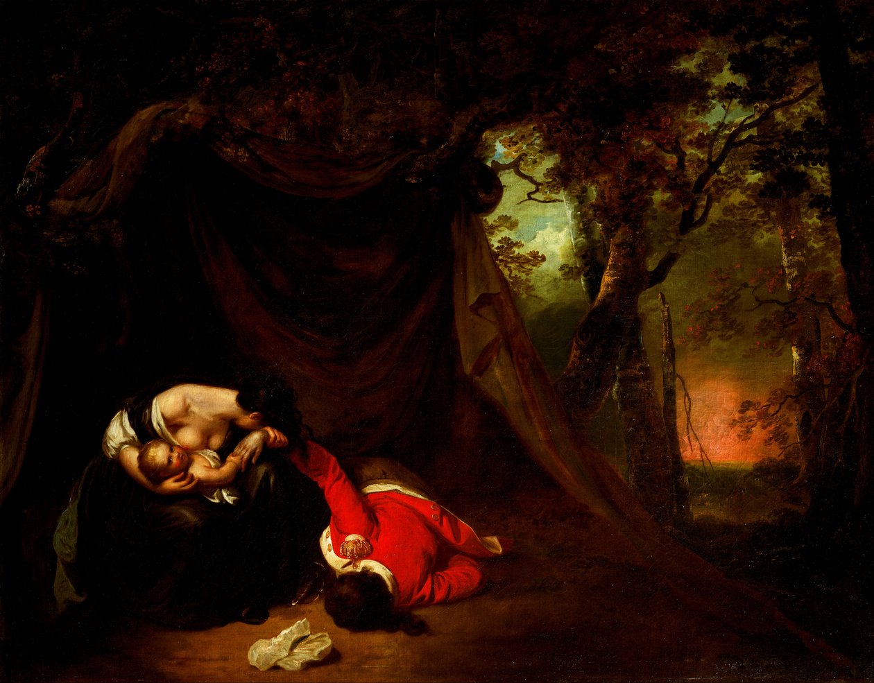 El soldado muerto de Joseph Wright of Derby