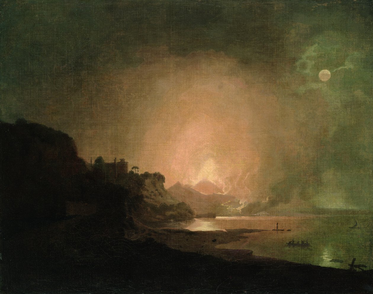 La erupción del Monte Vesubio de Joseph Wright of Derby