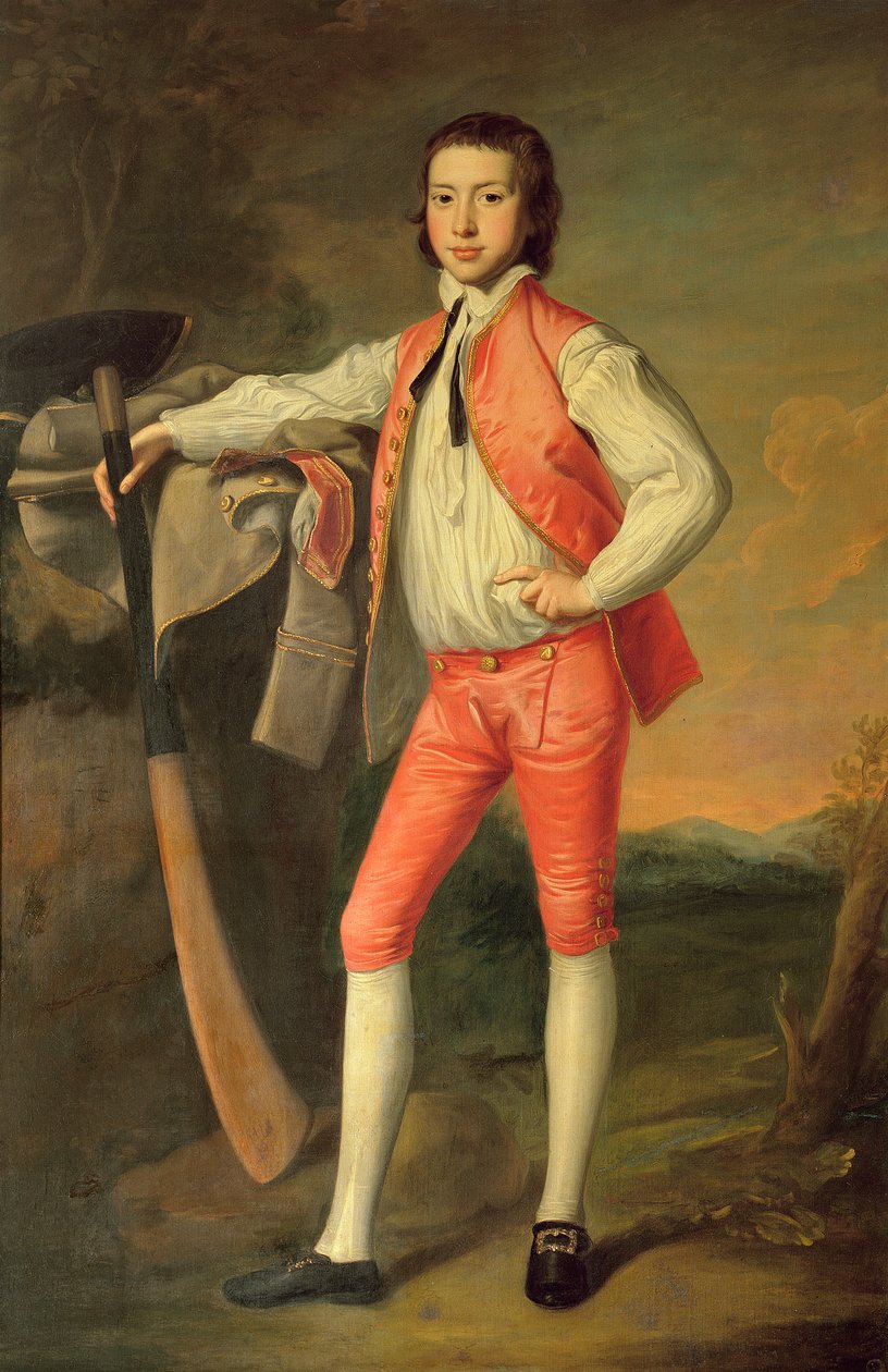 Sir William FitzHerbert de niño de Joseph Wright of Derby