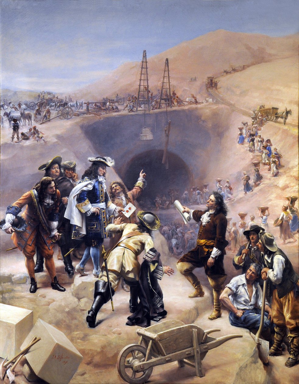 Obras del Canal du Midi de Joseph Noel Sylvestre