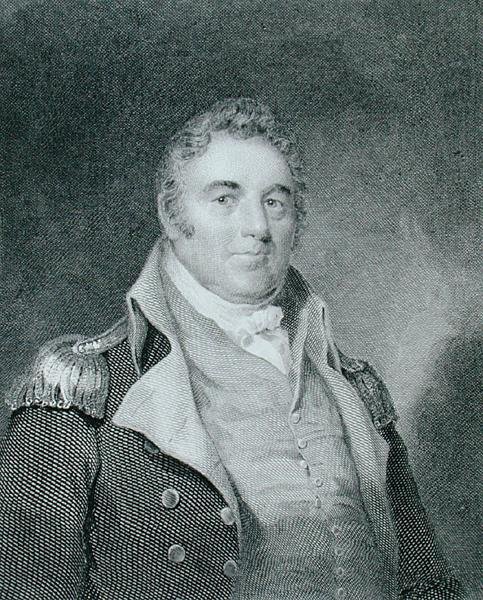 Richard Dale (1756-1826), grabado por Richard W. Dodson (1812-67) después de una copia de la pintura original de James Barton Longacre (1794-1869) de Joseph (after) Wood