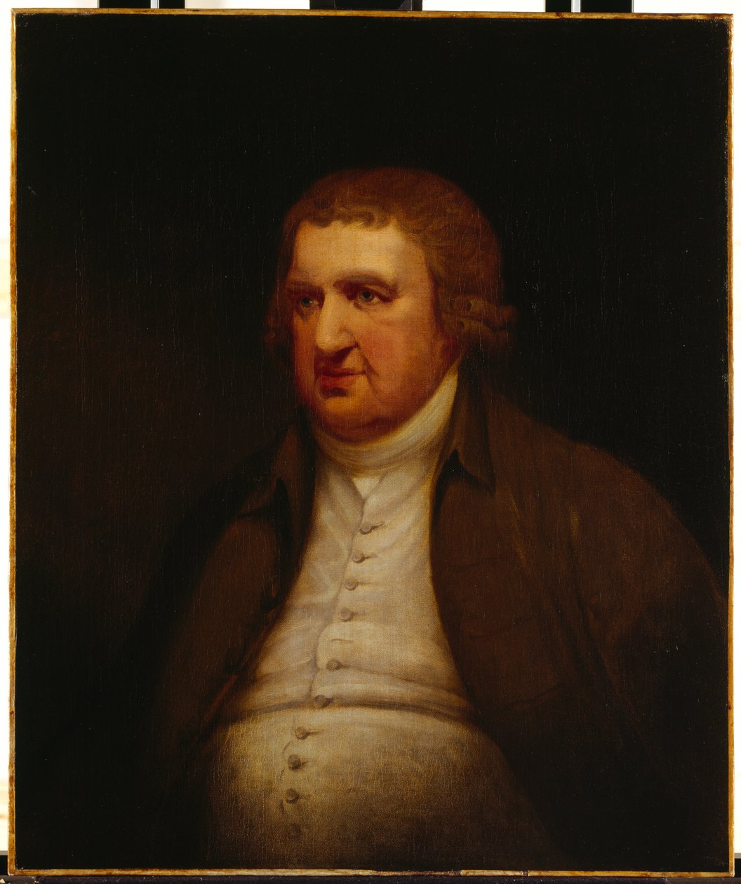 Erasmus Darwin (óleo sobre lienzo) de Joseph (after) Wright of Derby