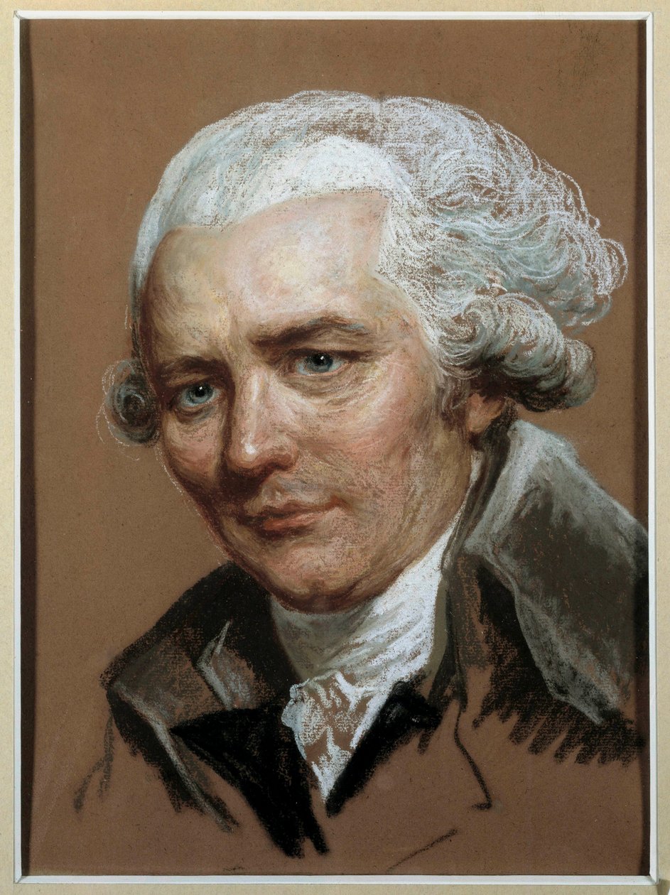 Retrato de Pierre Choderlos de Laclos de Joseph (attr. to) Ducreux