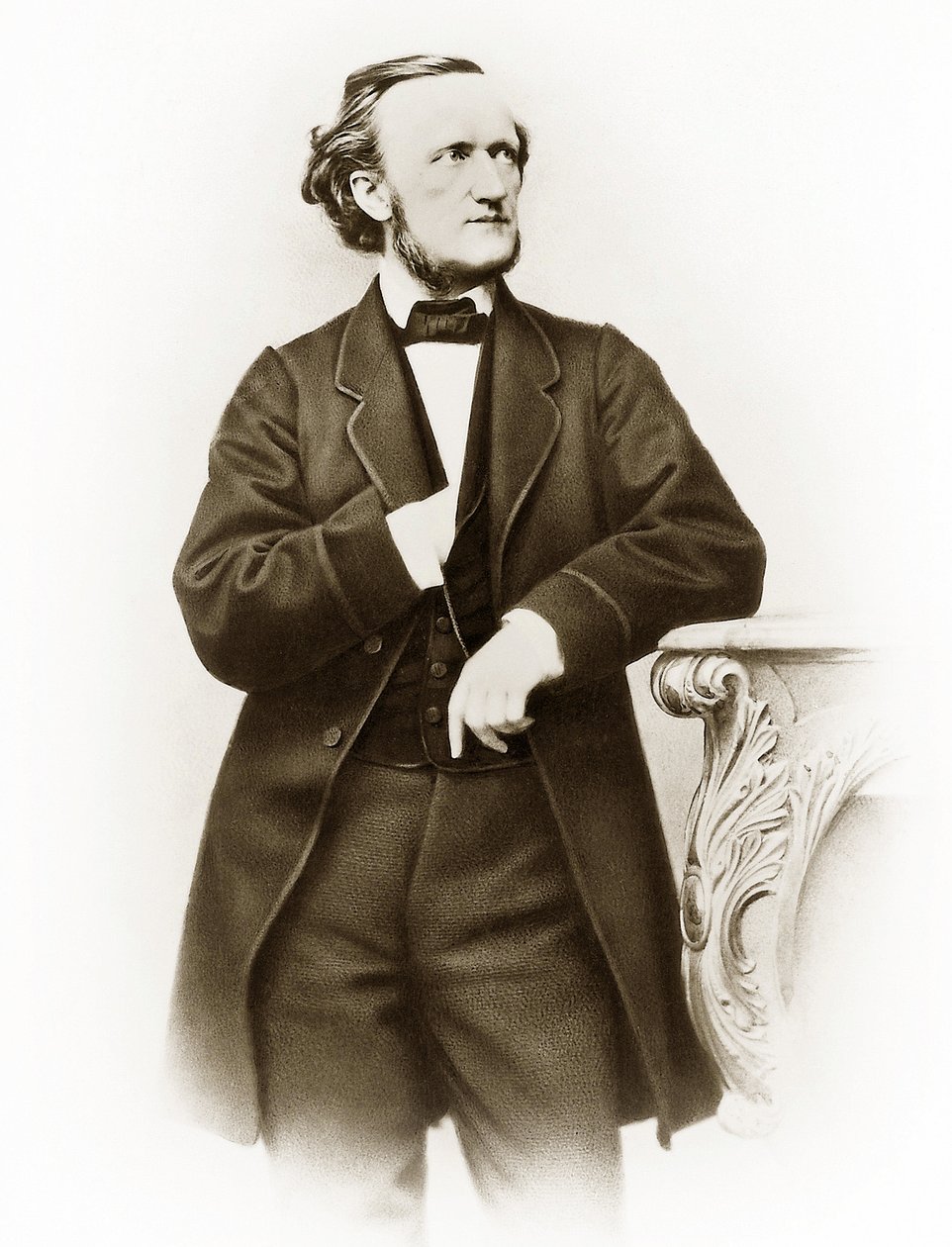 Retrato de Richard Wagner (1813-1883), compositor alemán foto de Joseph Albert (1825-1886) de Joseph Albert