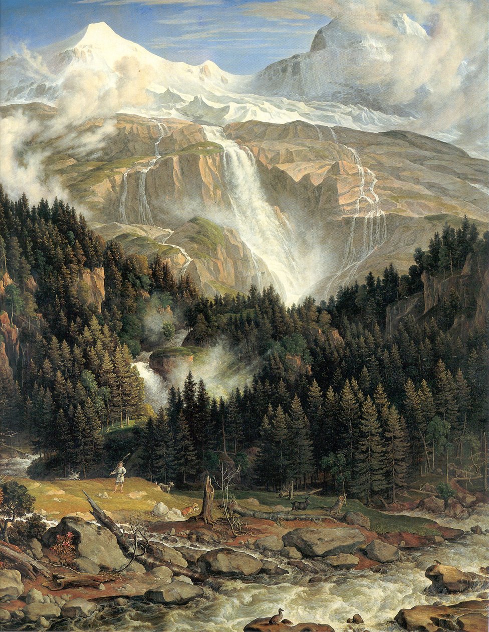 La cascada de Schmadribach de Joseph Anton Koch