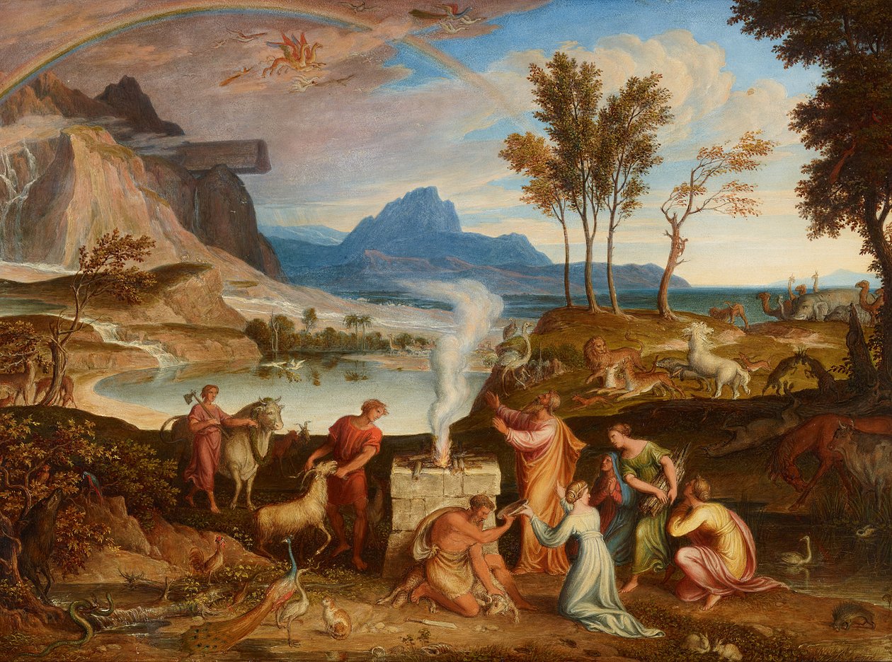 La ofrenda de agradecimiento de Noé de Joseph Anton Koch