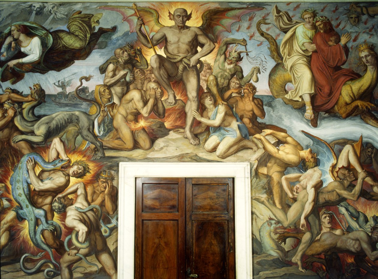 Los tormentos del infierno de Joseph Anton Koch
