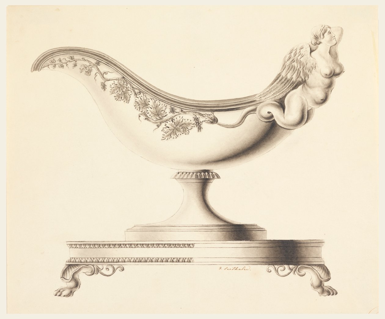 Diseño para una salsera de Joseph Anton Seethaler Ii