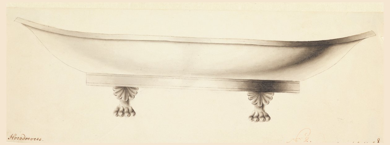 Diseño para una bandeja de entremeses de Joseph Anton Seethaler Ii