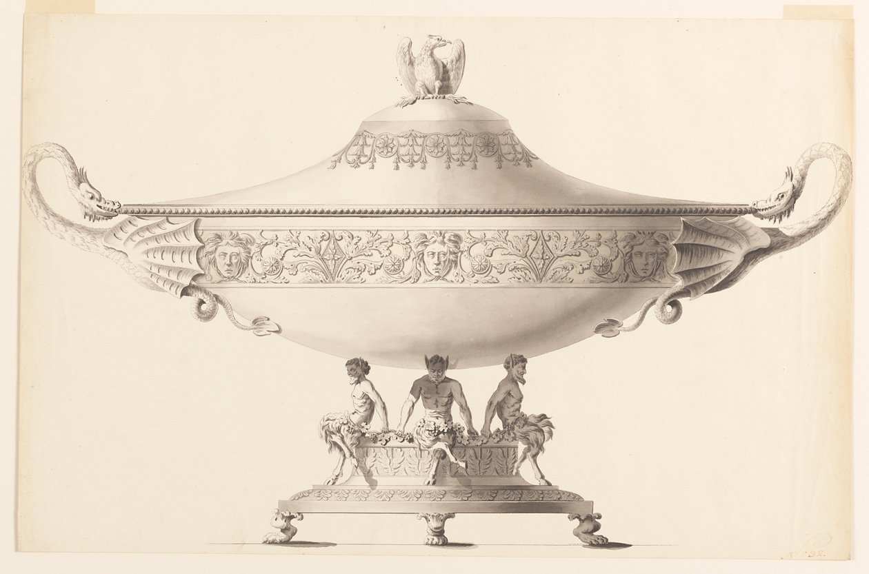 Diseño para una sopera de Joseph Anton Seethaler Ii