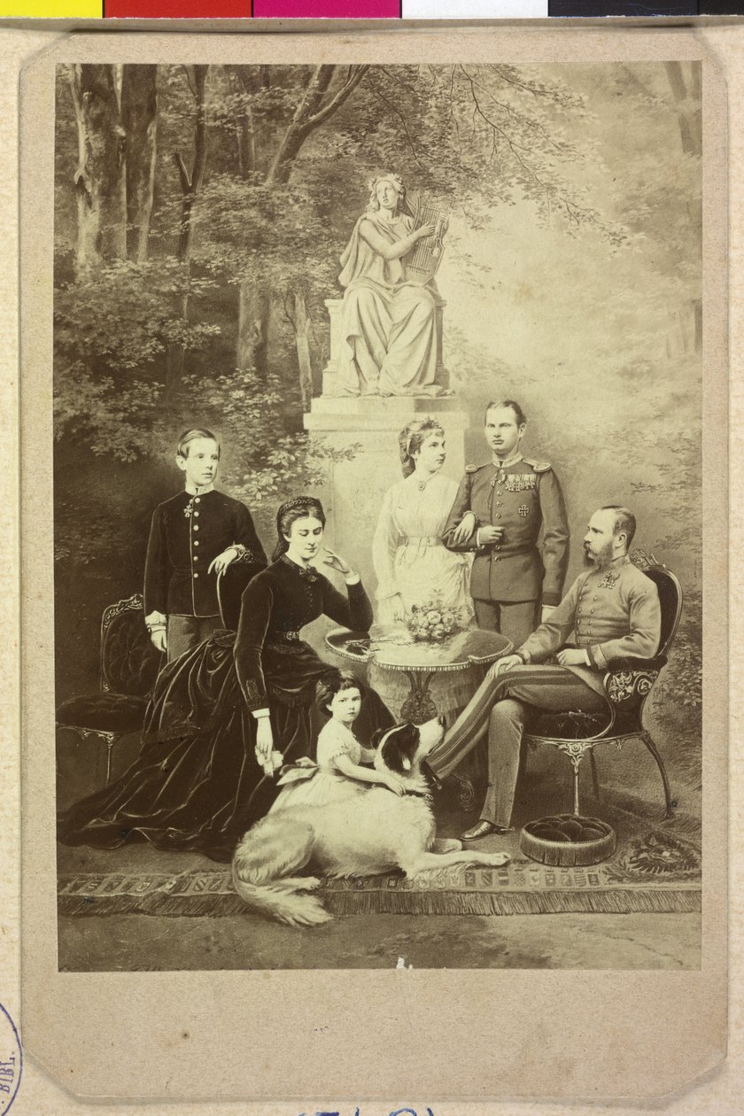 Emperador de Austria con su familia Francisco José I de Joseph Bermann
