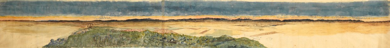 Boceto de los Efectos del Eclipse Total del Sol visto en el Norte de España, 1860 de Joseph Bonomi