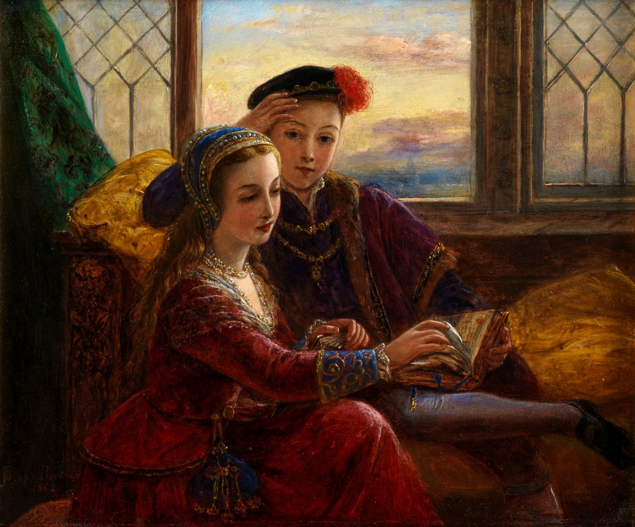Eduardo VI y Lady Jane Grey de Joseph Bouvier