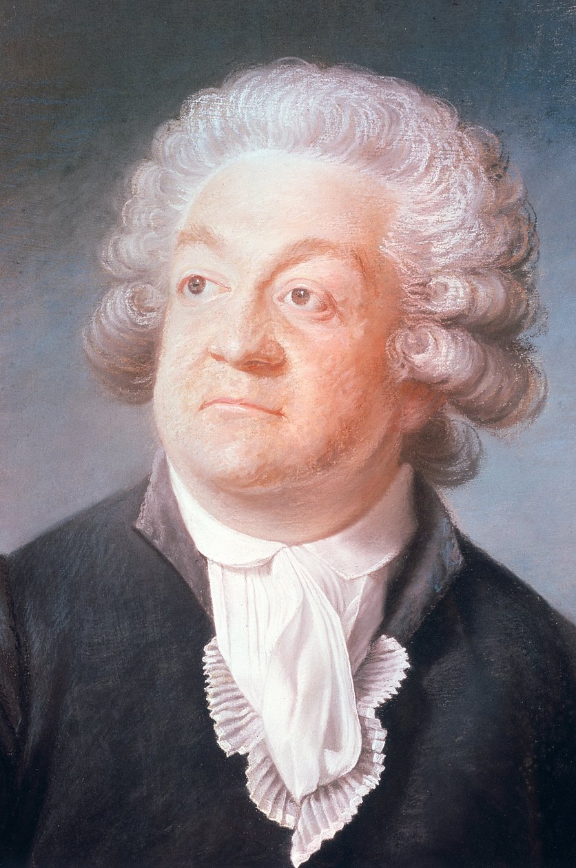 (detalle) Retrato de Honore Gabriel (Honore-Gabriel) Riqueti, Conde de Mirabeau (1749-1791) de Joseph Boze