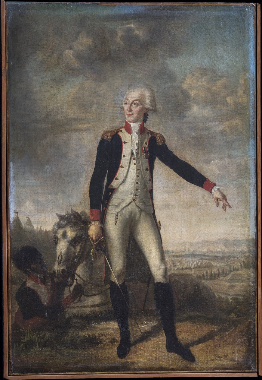 Retrato de Gilbert Motier el Marqués de La Fayette (1757-1834) de Joseph Boze