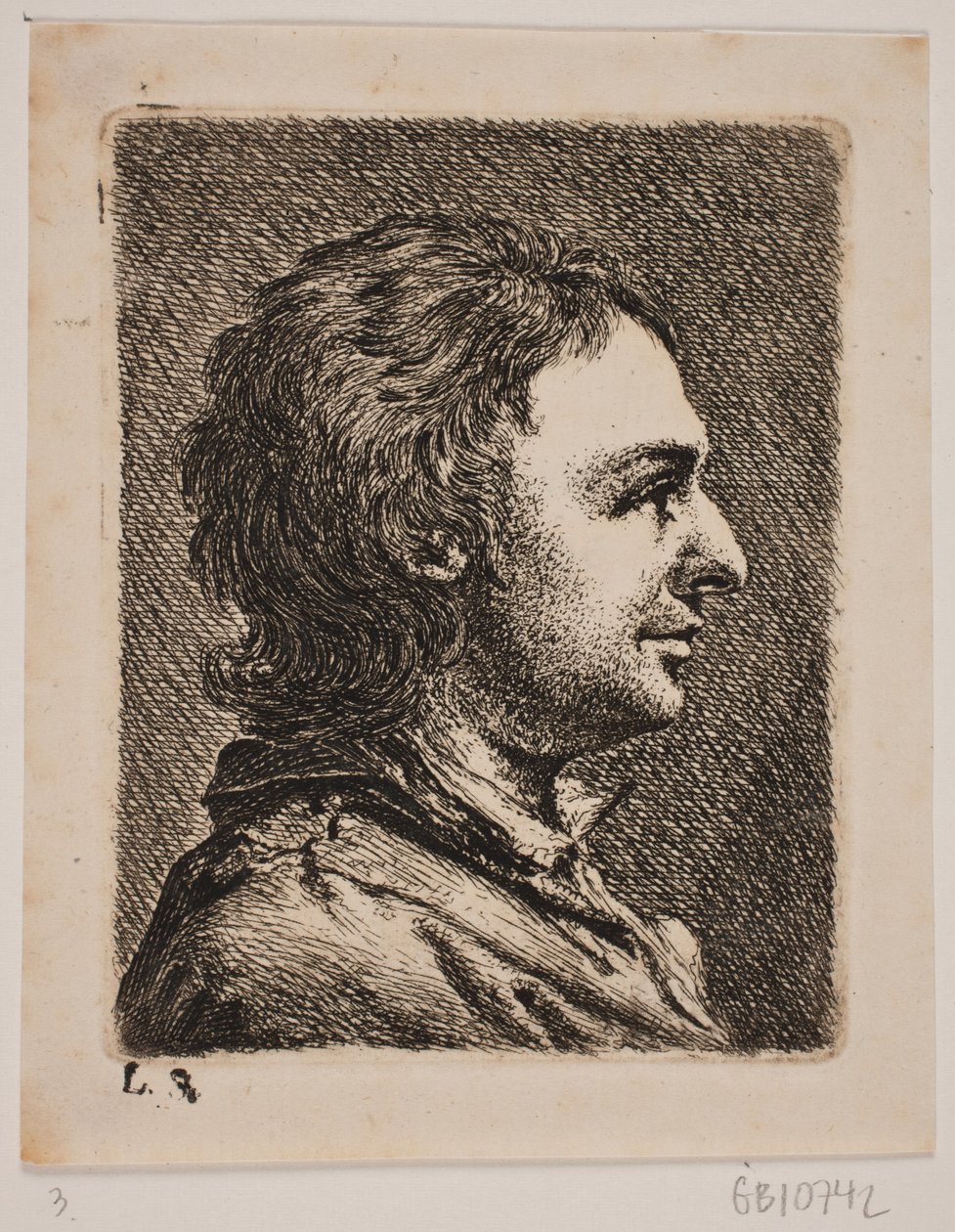 Retrato de un hombre joven de Joseph Brecheisen