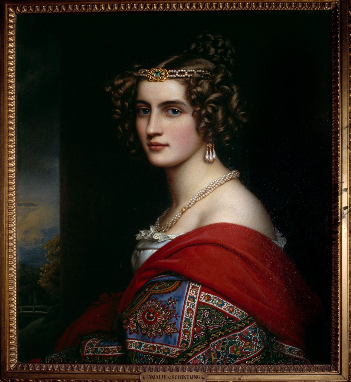 Retrato de Amalie von Schintling de Joseph Carl Stieler
