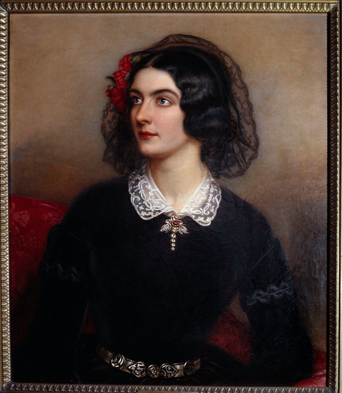 Retrato de Lola Montes o Montez de Joseph Carl Stieler