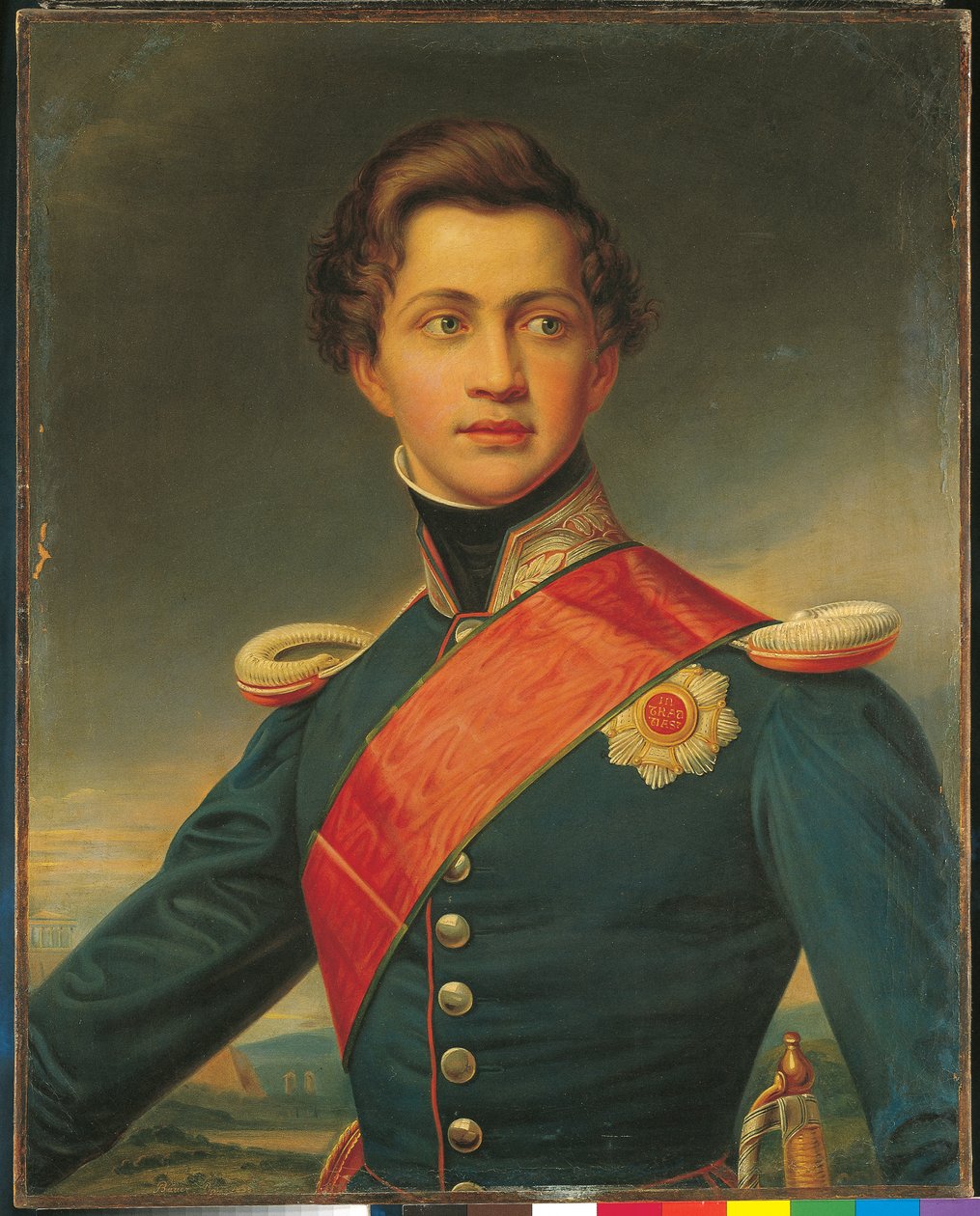 Retrato de Othon de joven de Joseph Carl Stieler