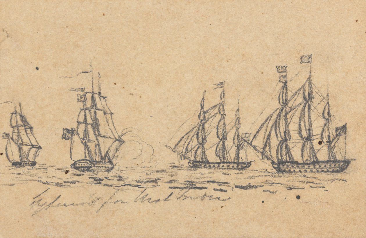 Destinado (?) a las Indias Occidentales: Cuatro acorazados de Joseph Cartwright