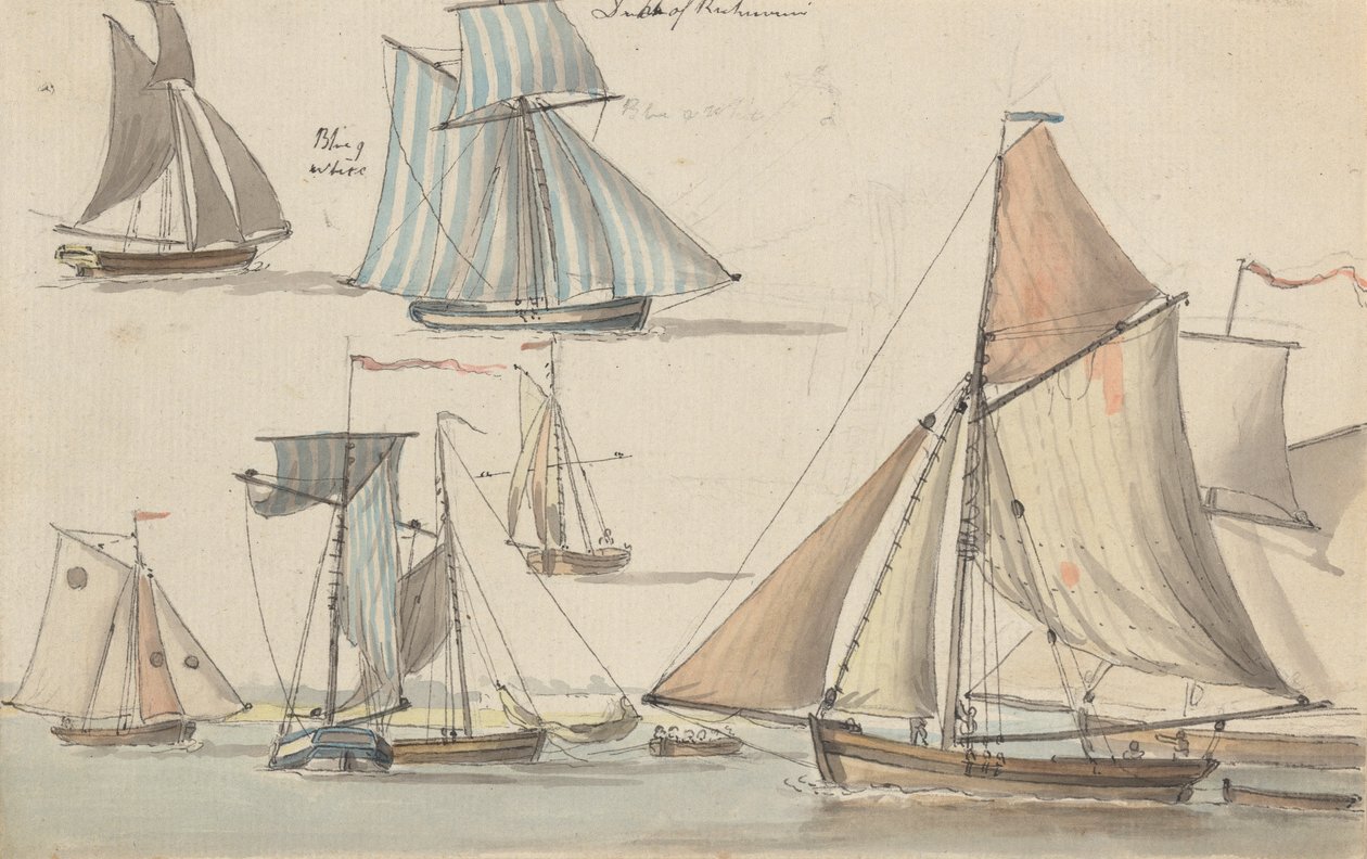 Duque de Richmond: balandros, goletas, botes de remos de Joseph Cartwright