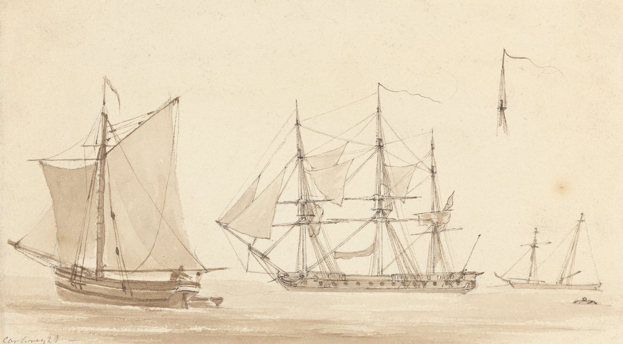 Goleta, Corbeta y Smack de pesca de Joseph Cartwright