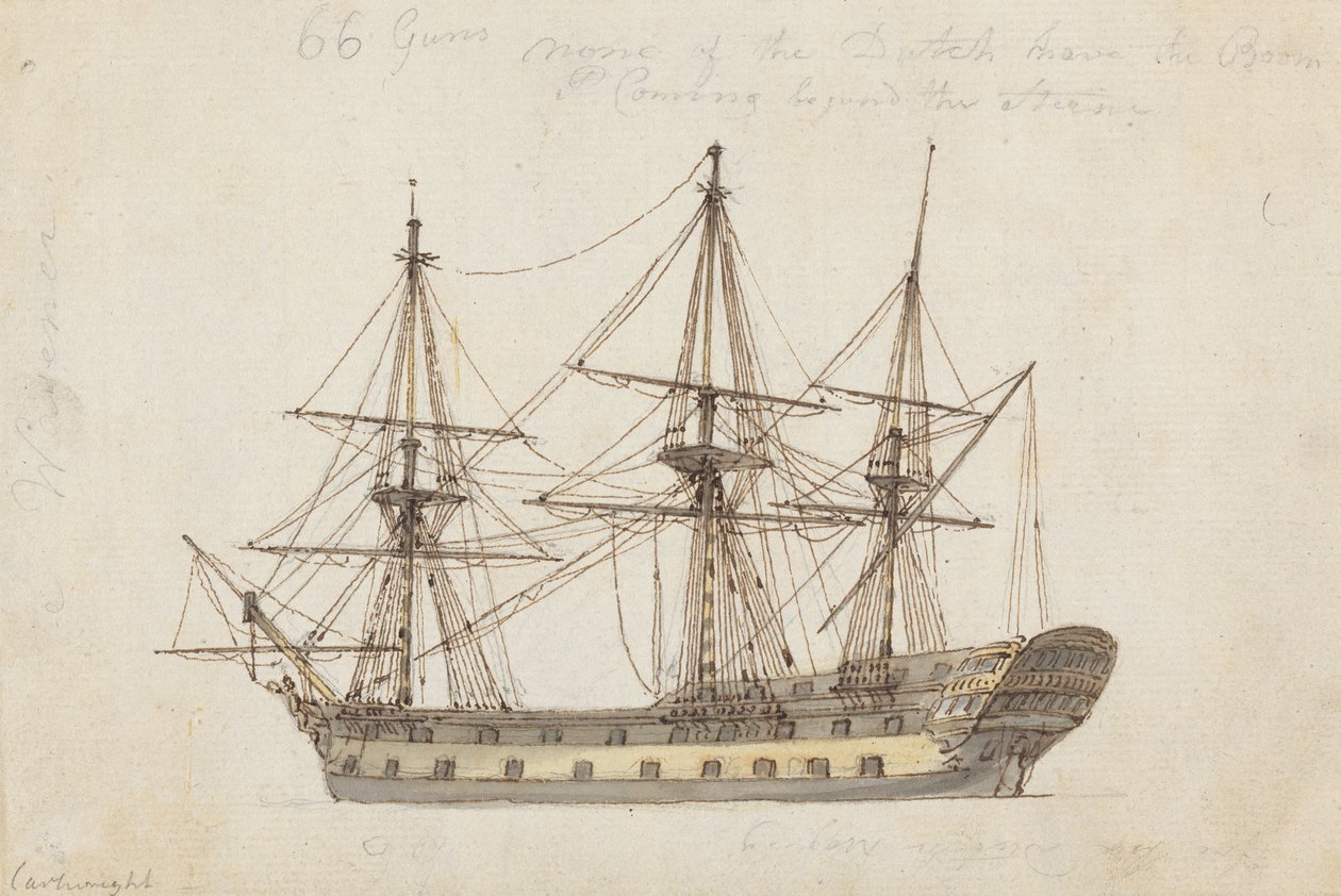 Sesenta y seis cañones: Fragata única de Joseph Cartwright